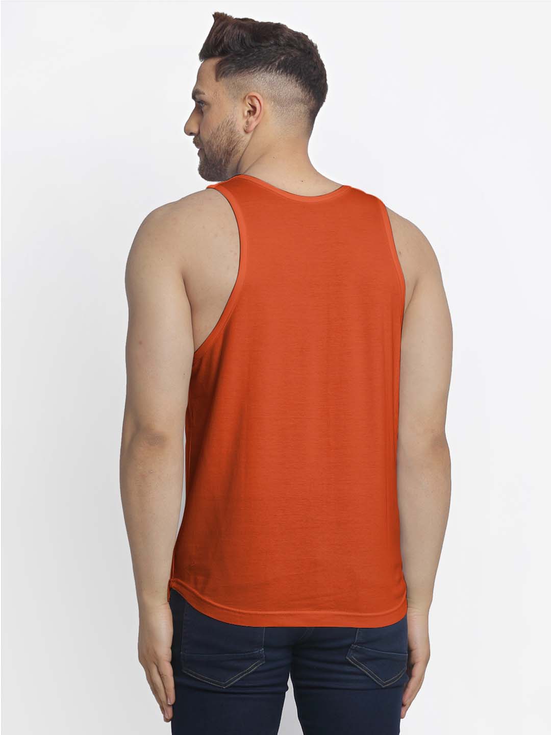 Mens's Hope Printed Innerwear Gym Vest - Friskers