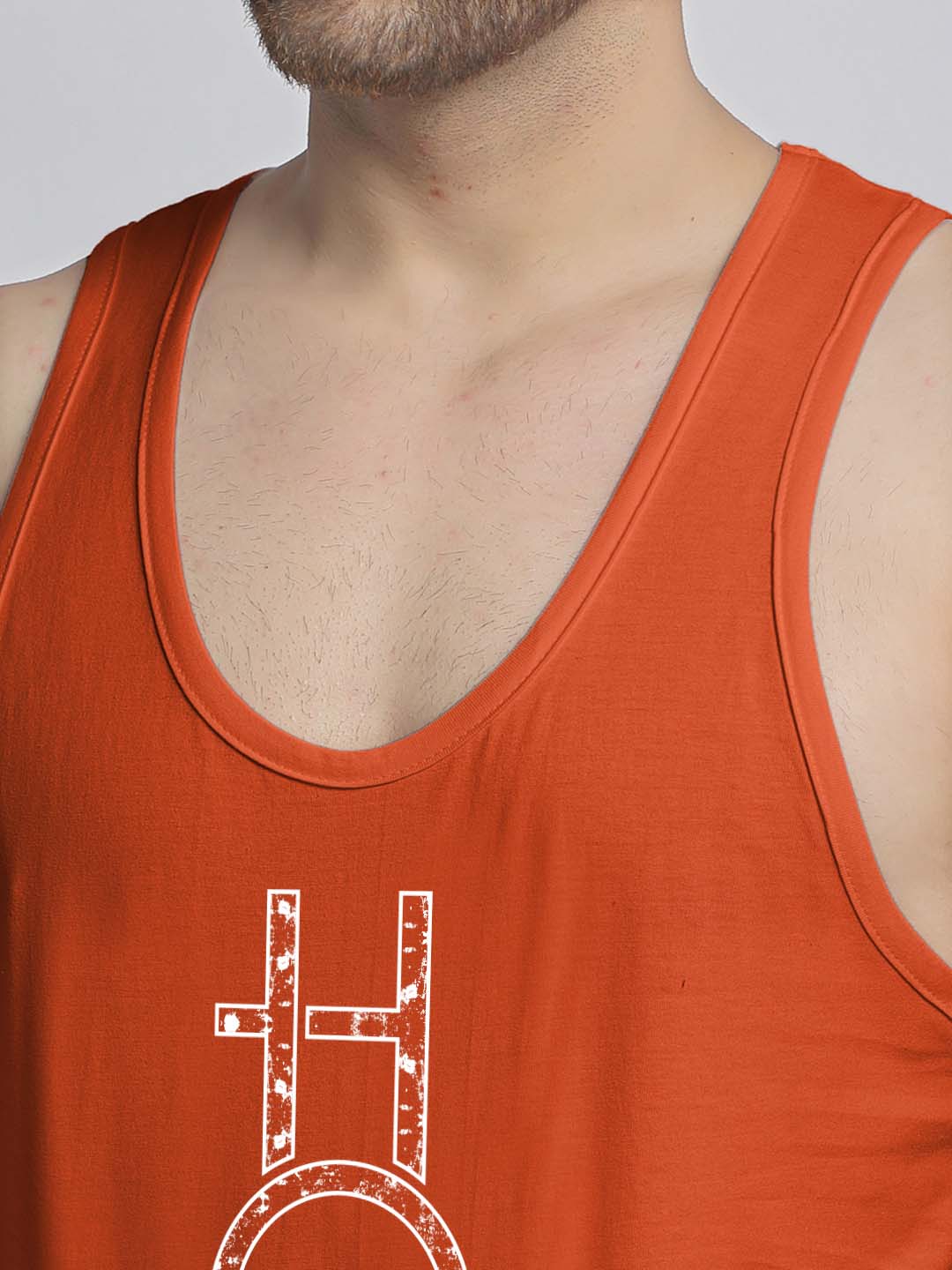 Mens's Hope Printed Innerwear Gym Vest - Friskers