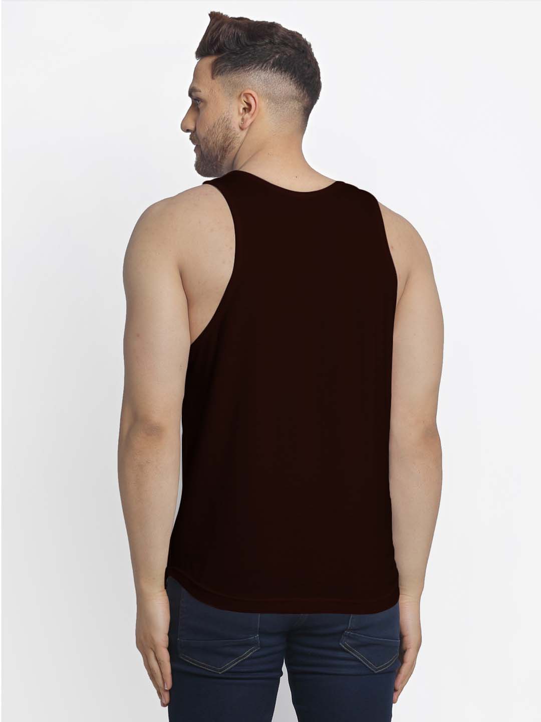 Mens's Dancing Stars Printed Innerwear Gym Vest - Friskers