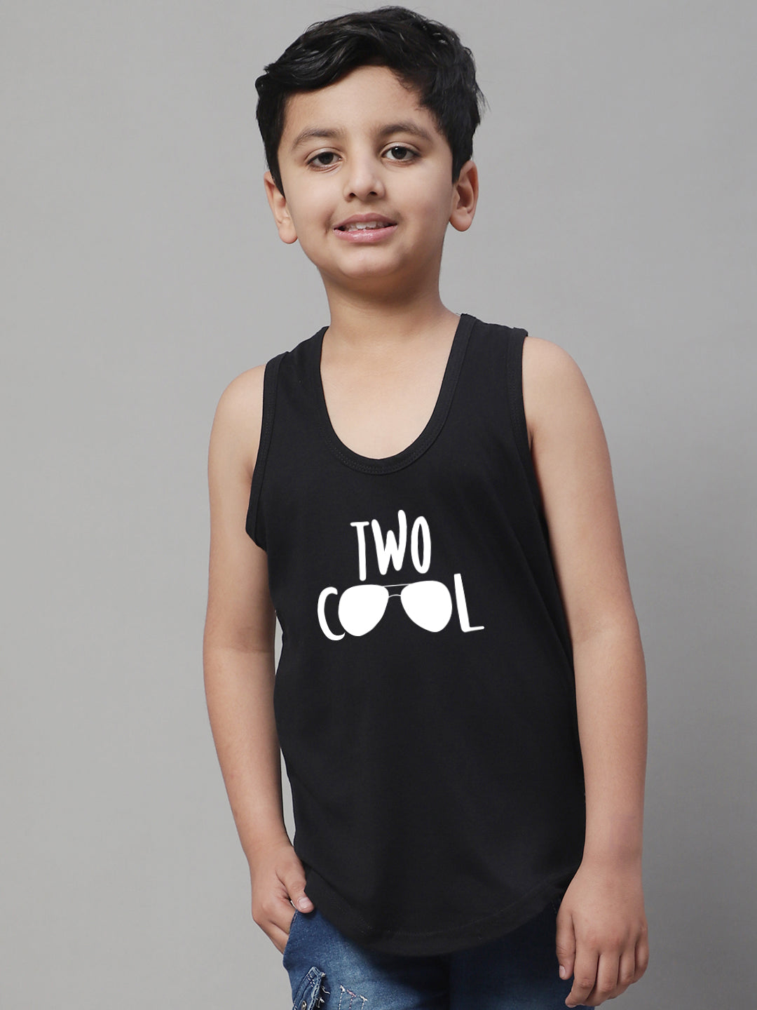 Kids Too Cool Pure Cotton Printed Innerwear Vest - Friskers