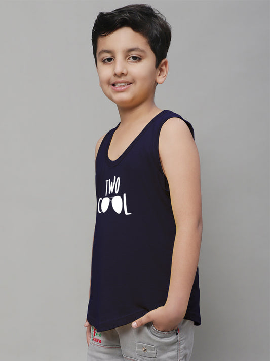 Kids Too Cool Pure Cotton Printed Innerwear Vest - Friskers