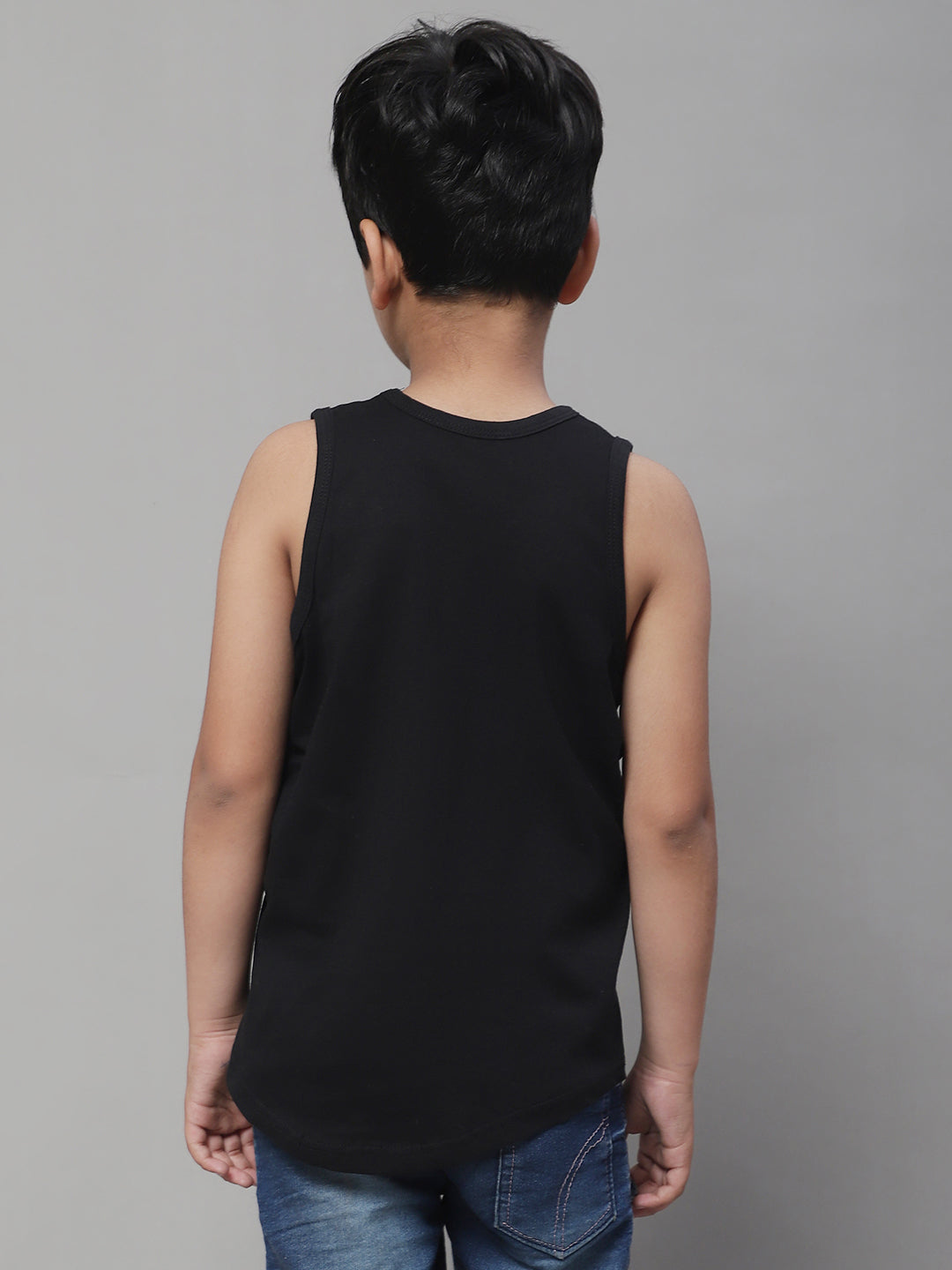 Kids Heart Printed Pure Cotton Innerwear Vest - Friskers