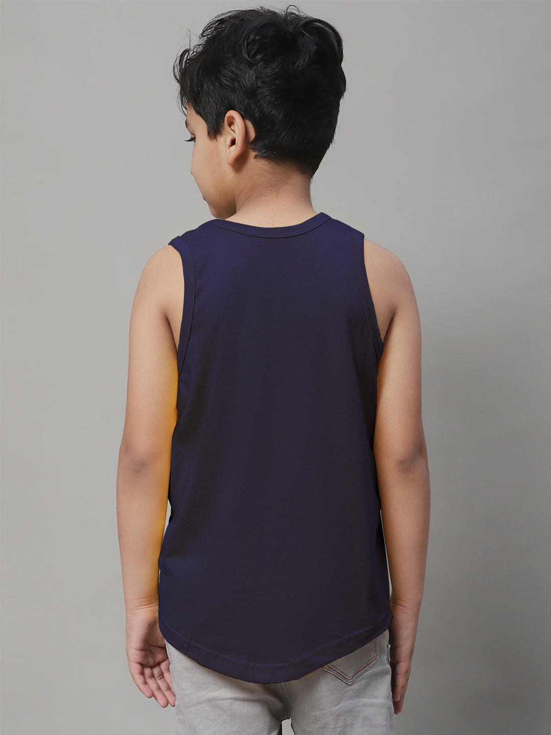 Kids Heart Printed Pure Cotton Innerwear Vest - Friskers