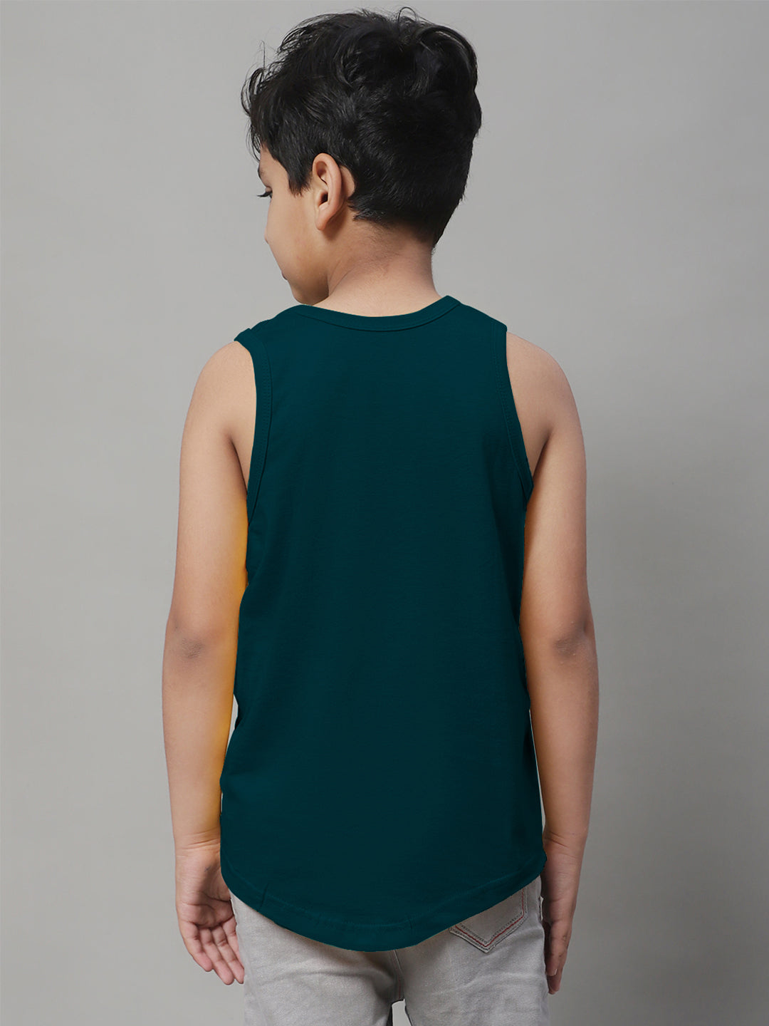 Kids Heart Printed Pure Cotton Innerwear Vest - Friskers