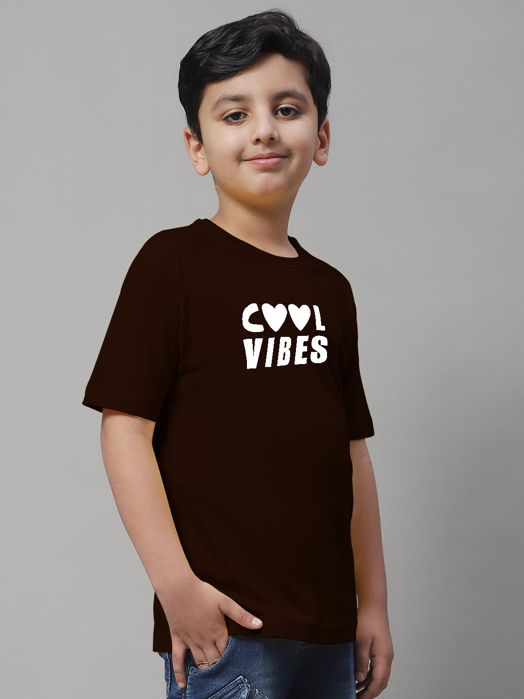 Kids Cool Vibes Regular Fit Cotton T-Shirt - Friskers