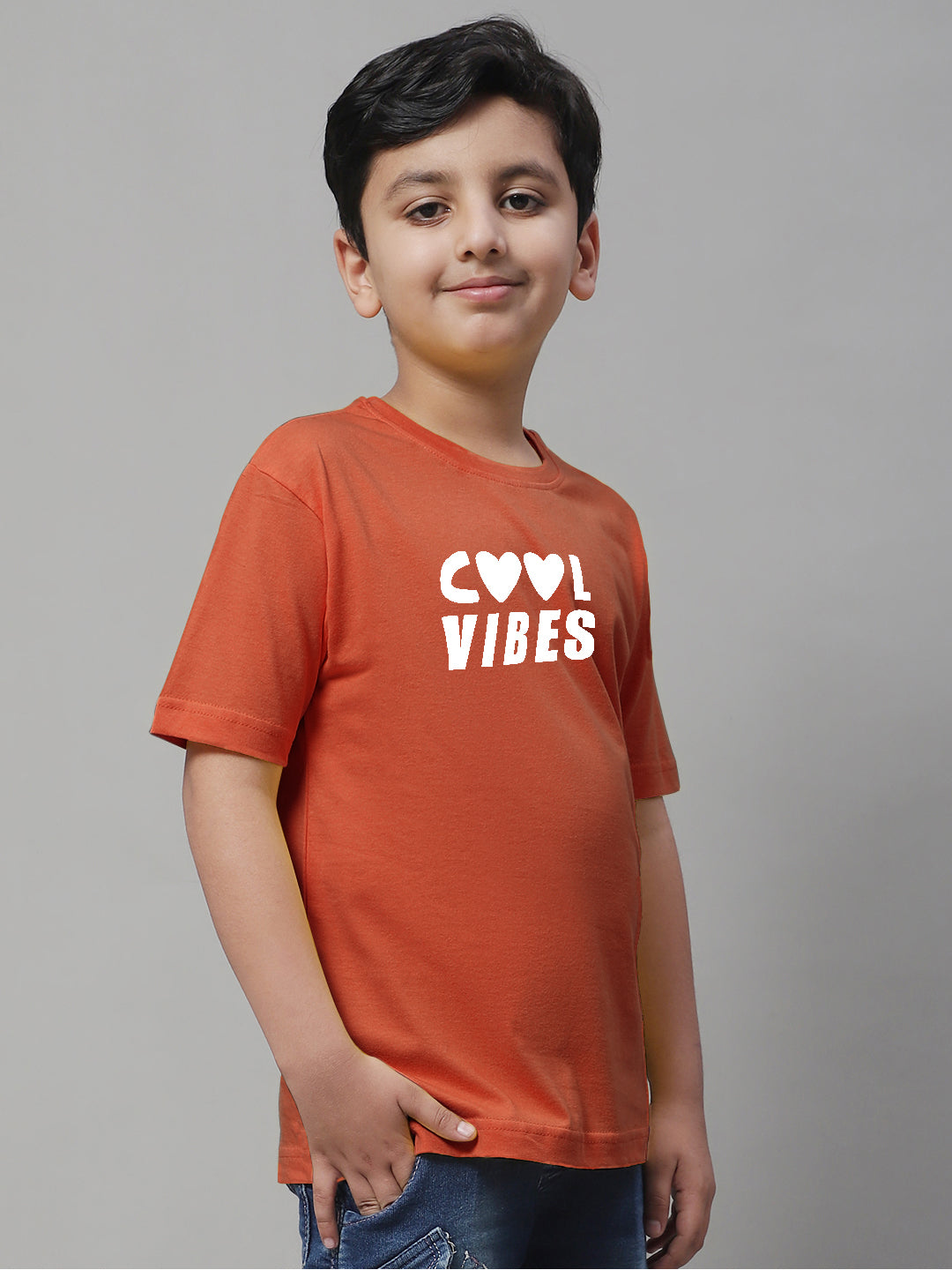 Kids Cool Vibes Regular Fit Cotton T-Shirt - Friskers