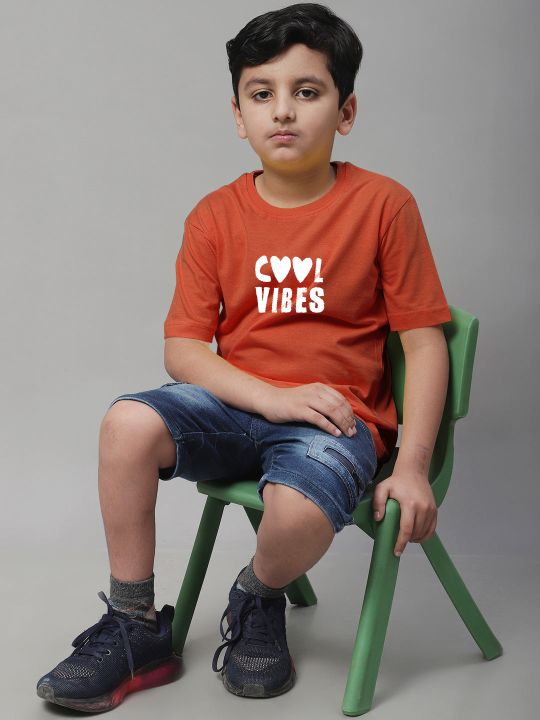 Kids Cool Vibes Regular Fit Cotton T-Shirt - Friskers