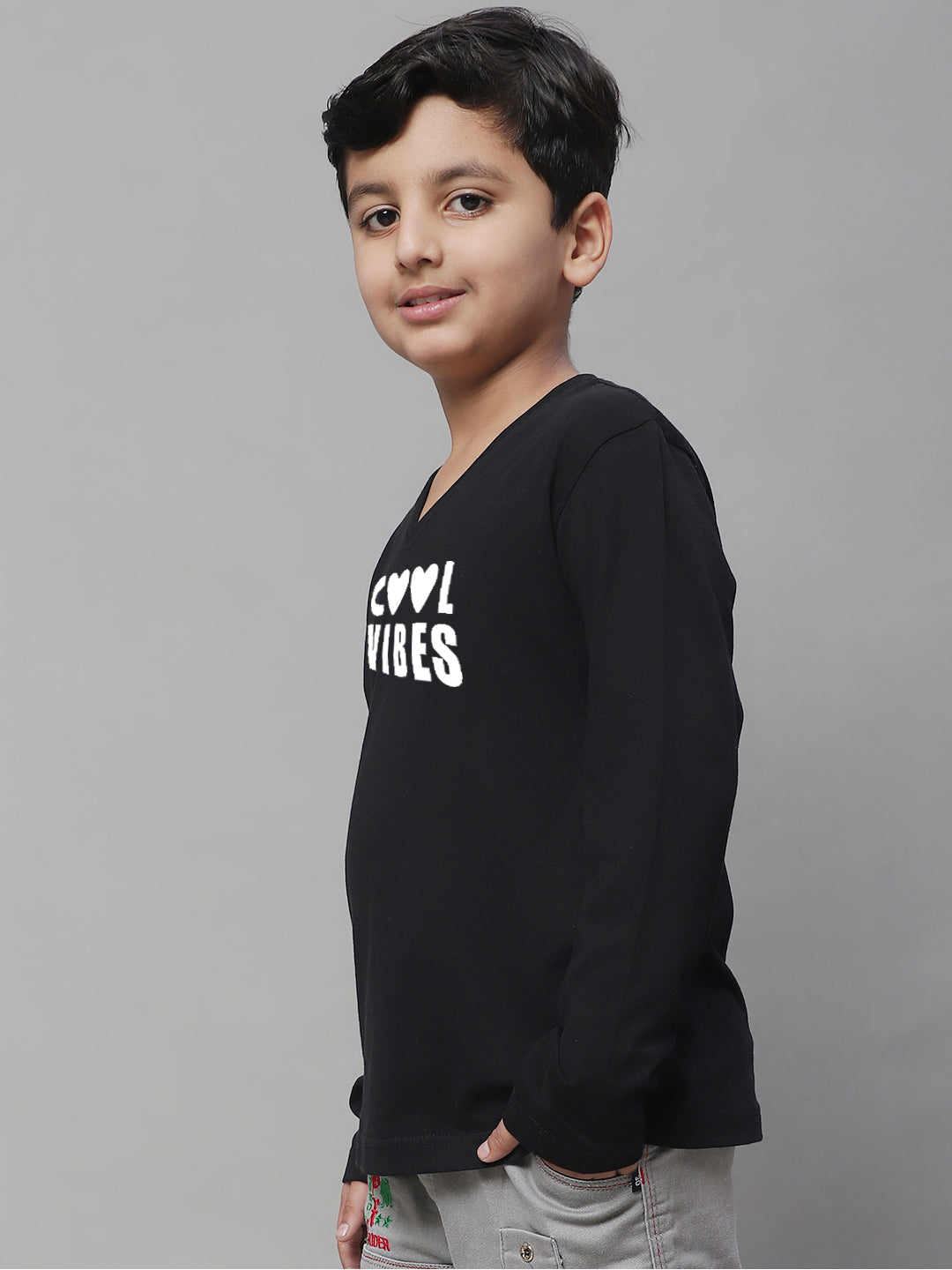Boys Cool Vibes Casual Fit Printed T-Shirt - Friskers