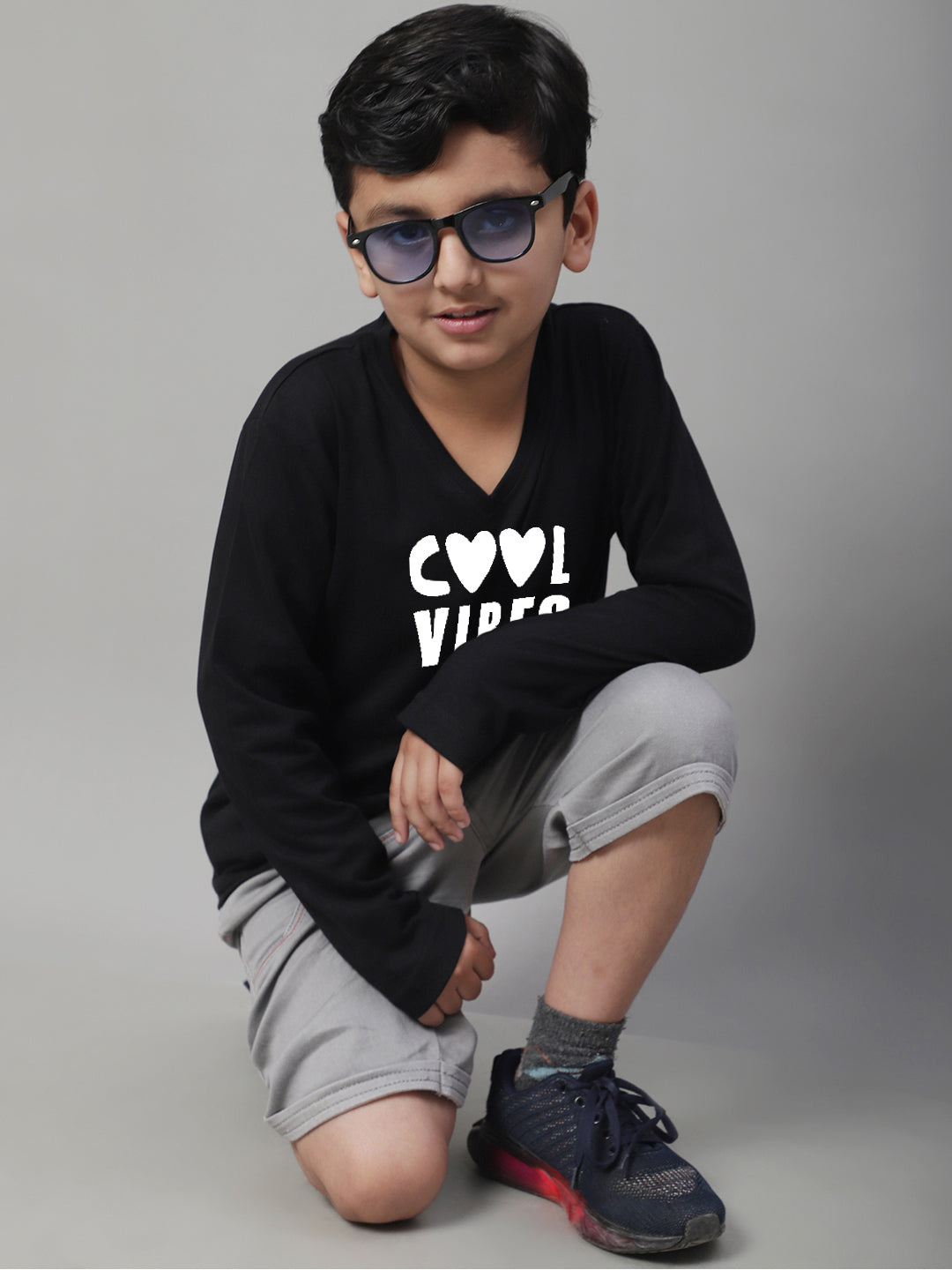 Boys Cool Vibes Casual Fit Printed T-Shirt - Friskers