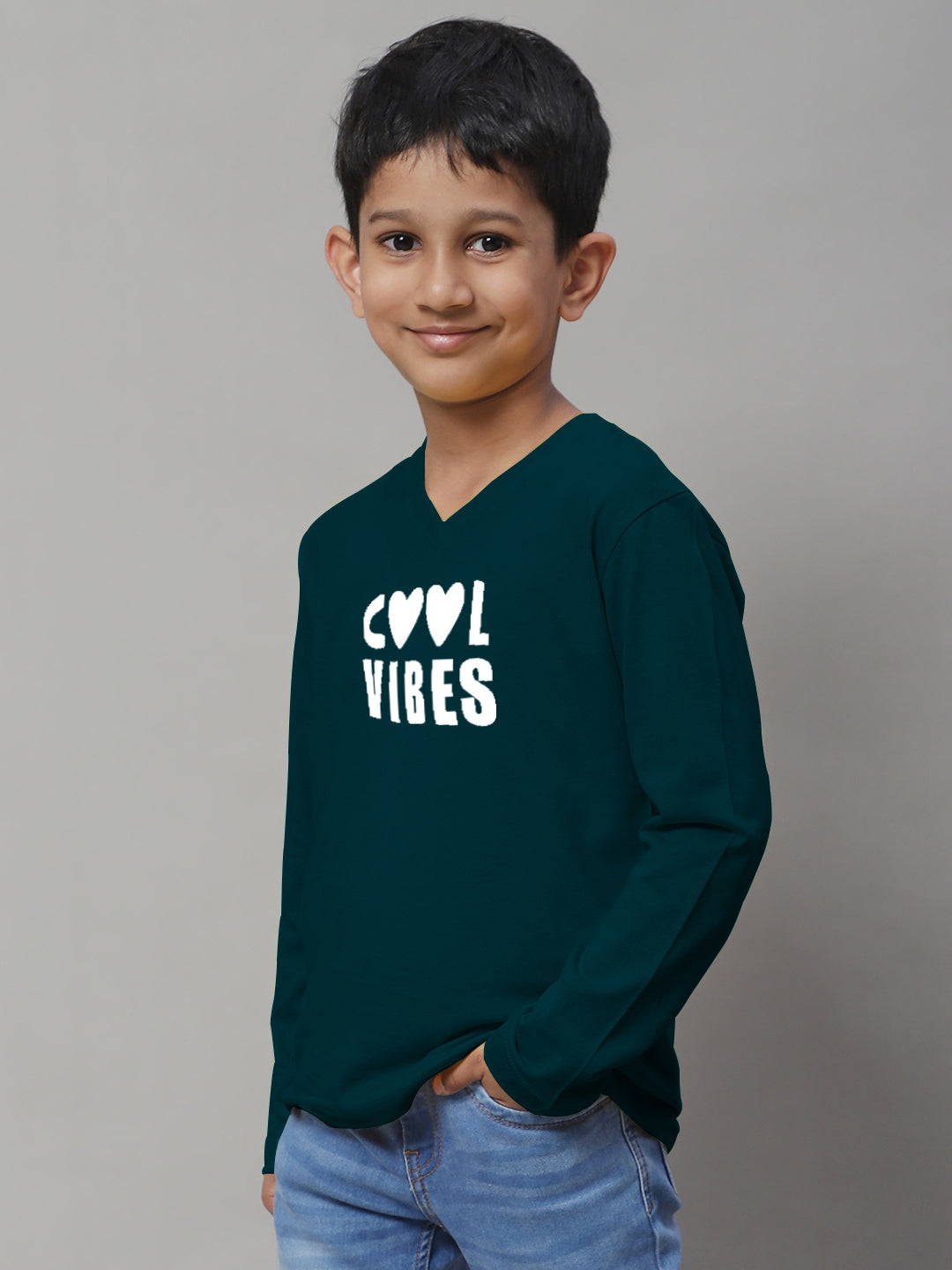 Boys Cool Vibes Casual Fit Printed T-Shirt - Friskers