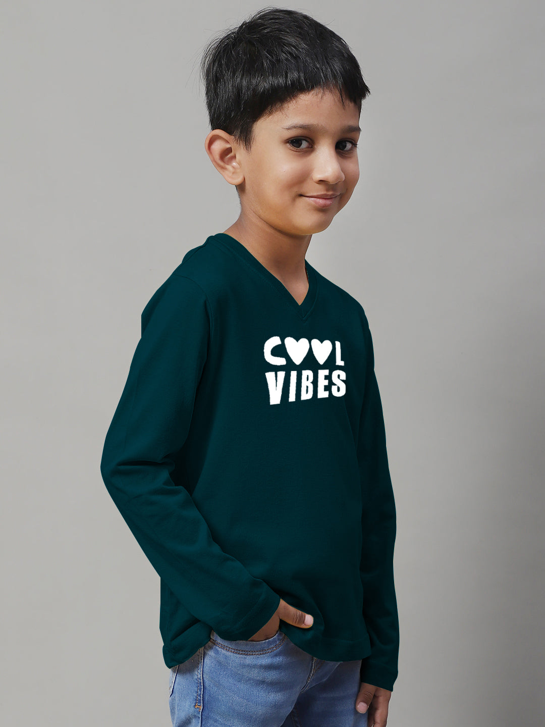 Boys Cool Vibes Casual Fit Printed T-Shirt - Friskers