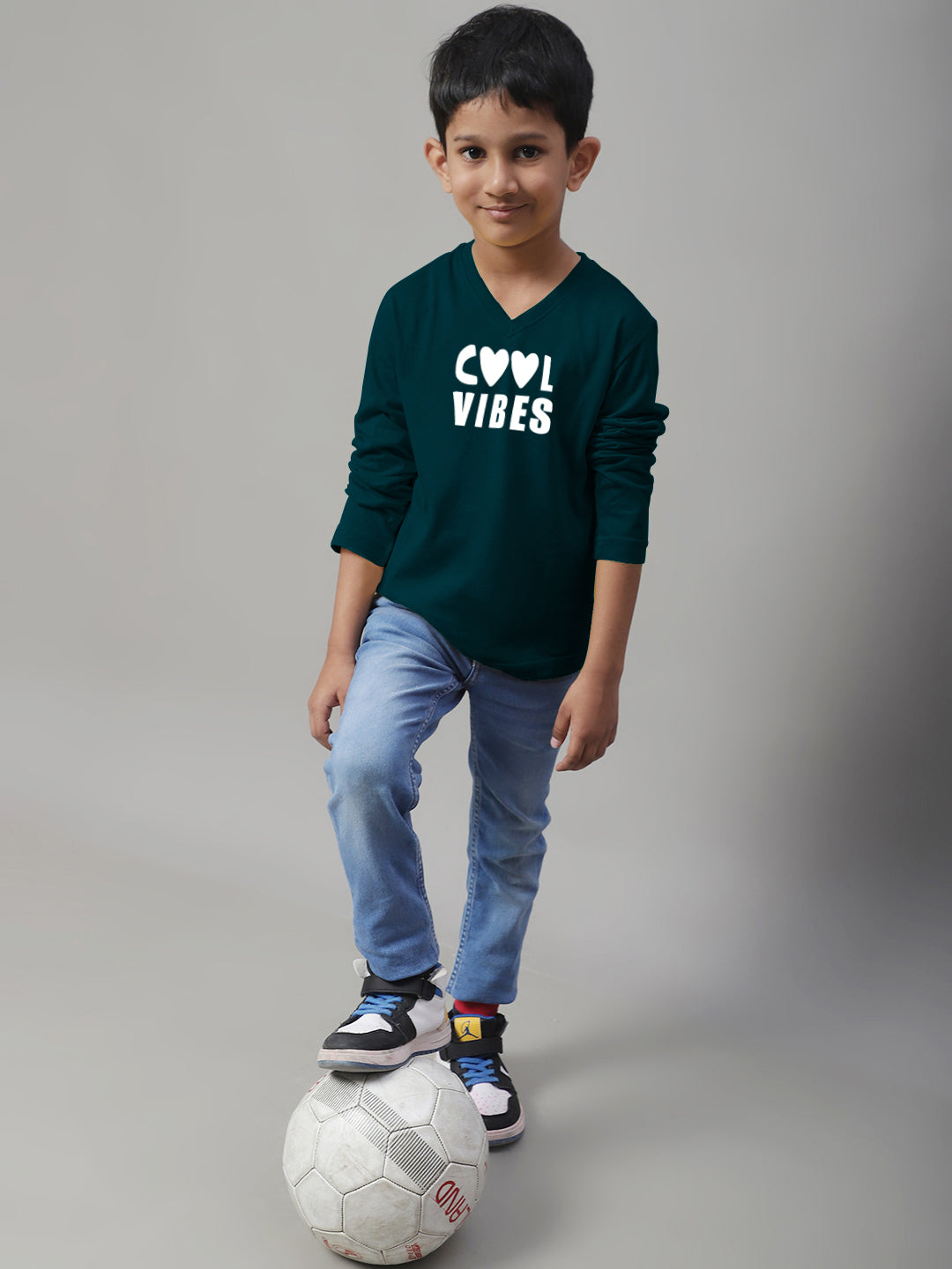 Boys Cool Vibes Casual Fit Printed T-Shirt - Friskers