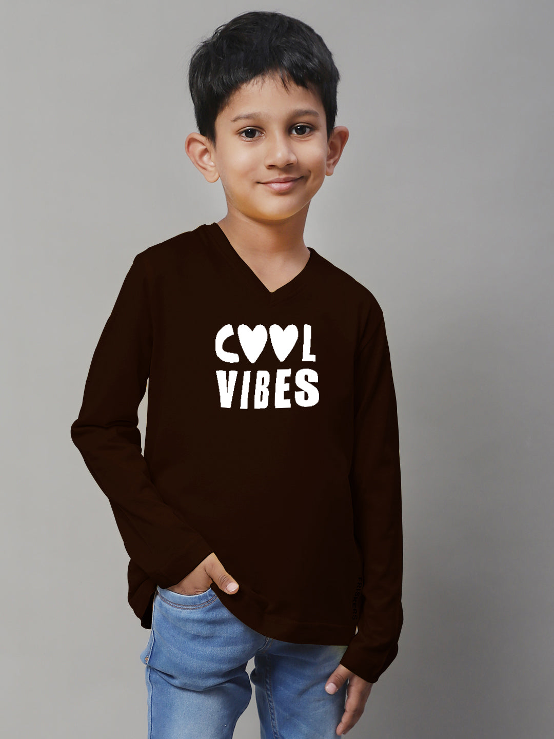 Boys Cool Vibes Casual Fit Printed T-Shirt - Friskers