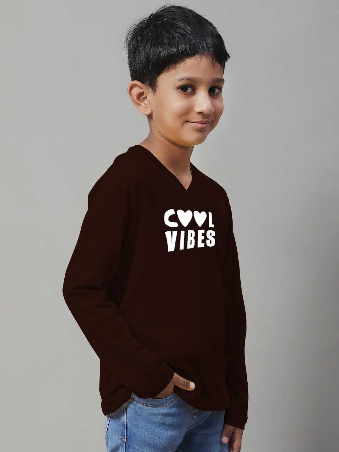Boys Cool Vibes Casual Fit Printed T-Shirt - Friskers