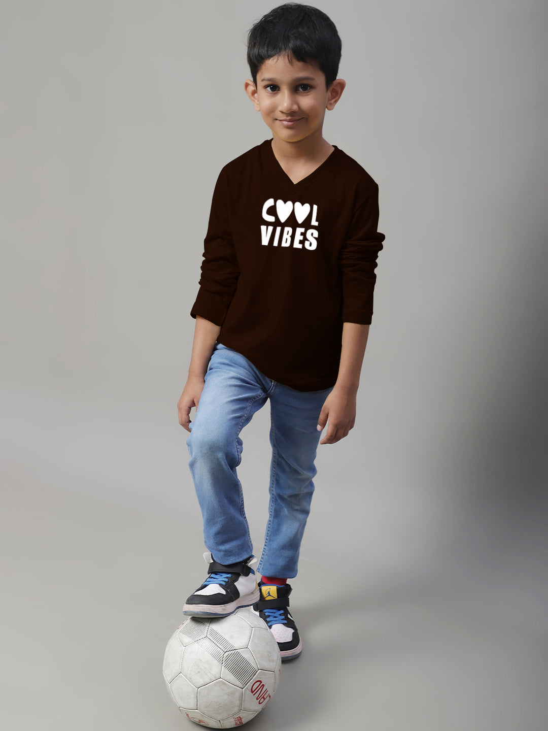 Boys Cool Vibes Casual Fit Printed T-Shirt - Friskers
