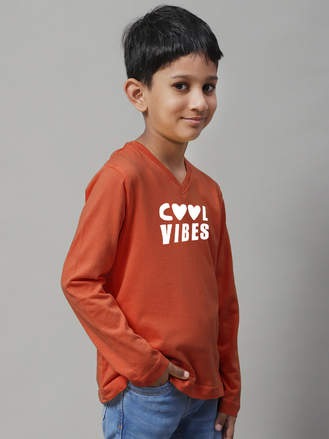 Boys Cool Vibes Casual Fit Printed T-Shirt - Friskers