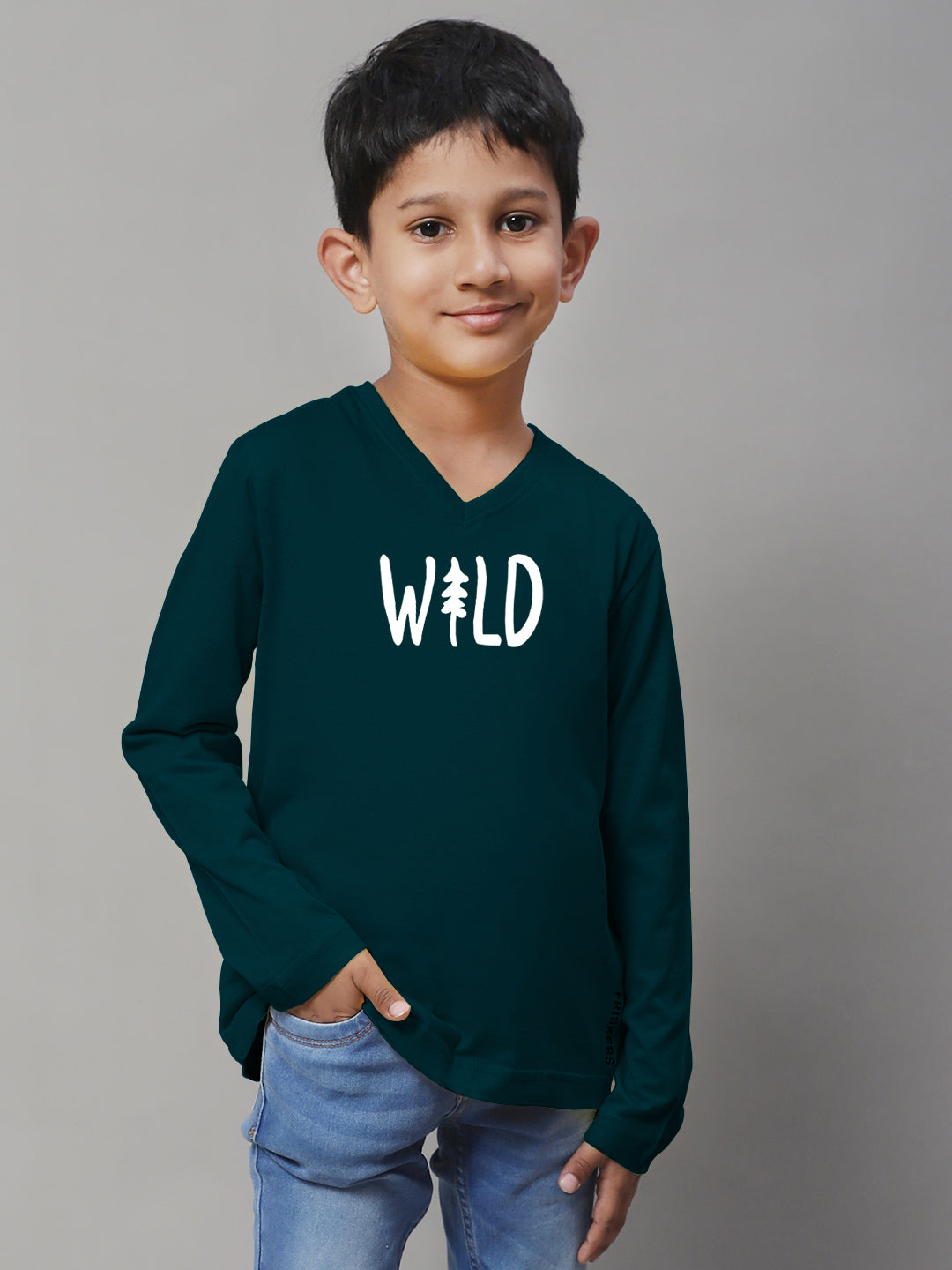 Boys Wild Casual Fit Printed T-Shirt - Friskers