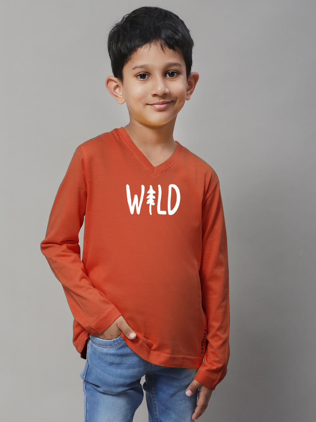 Boys Wild Casual Fit Printed T-Shirt - Friskers