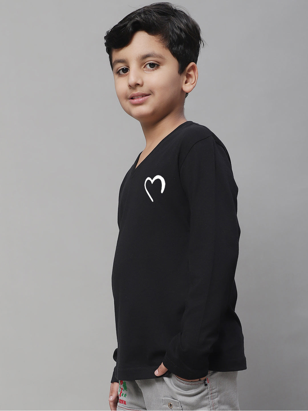 Boys Heart Casual Fit Printed T-Shirt - Friskers