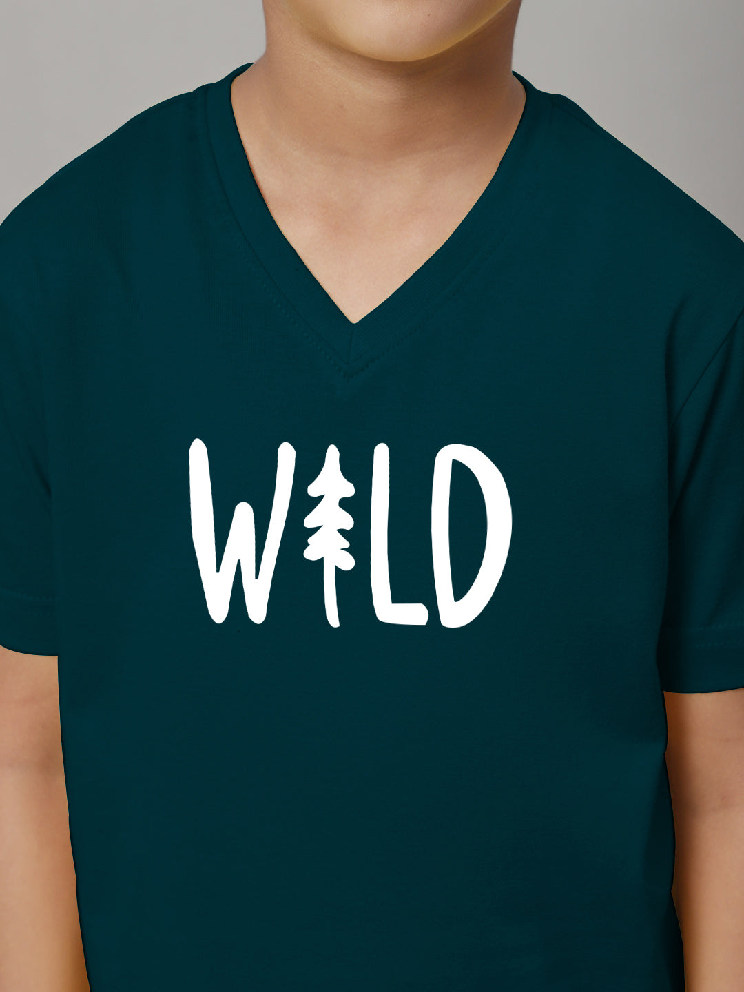 Boys Wild Half Sleeves Printed T-Shirt - Friskers