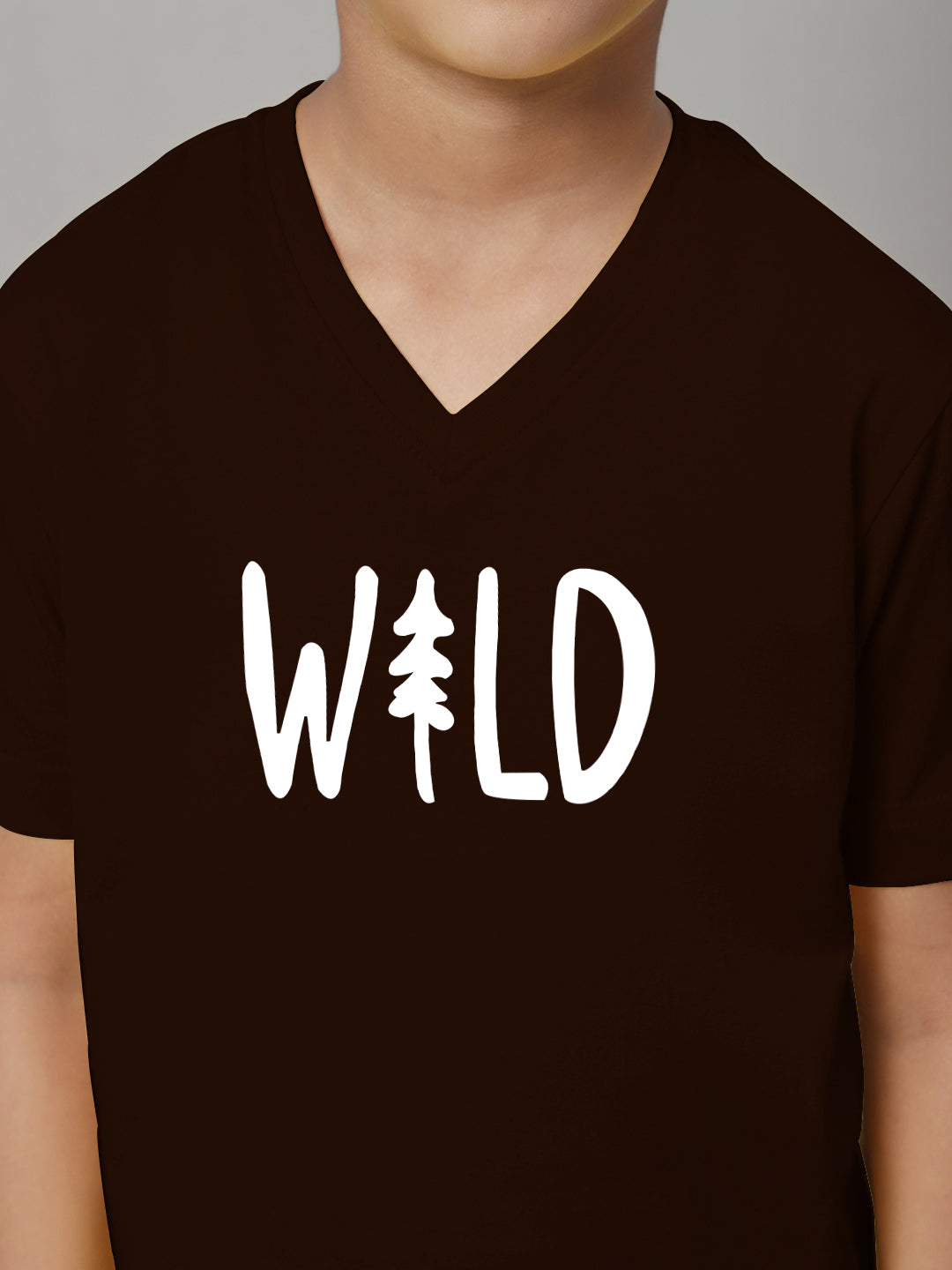 Boys Wild Half Sleeves Printed T-Shirt - Friskers