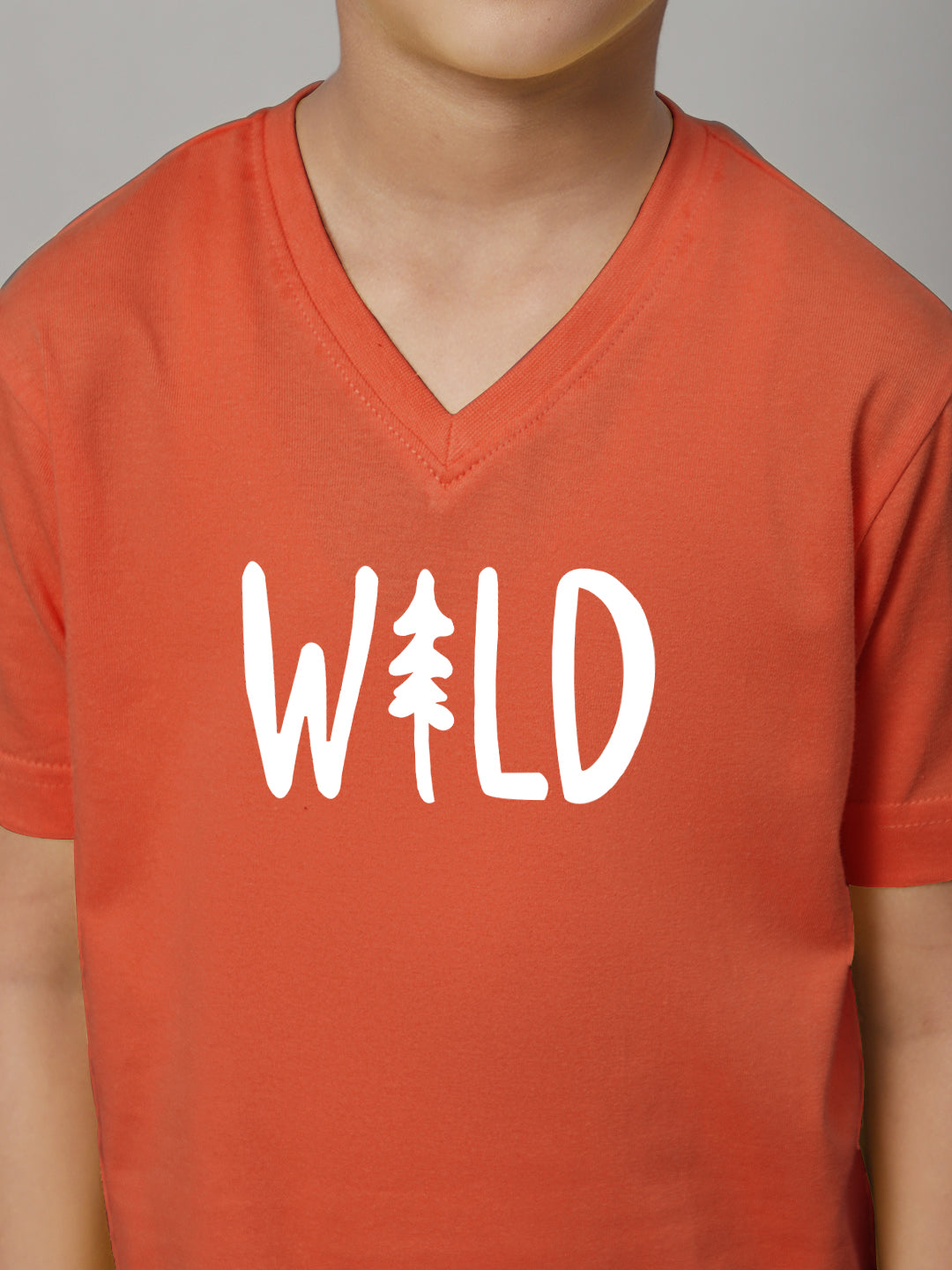 Boys Wild Half Sleeves Printed T-Shirt - Friskers