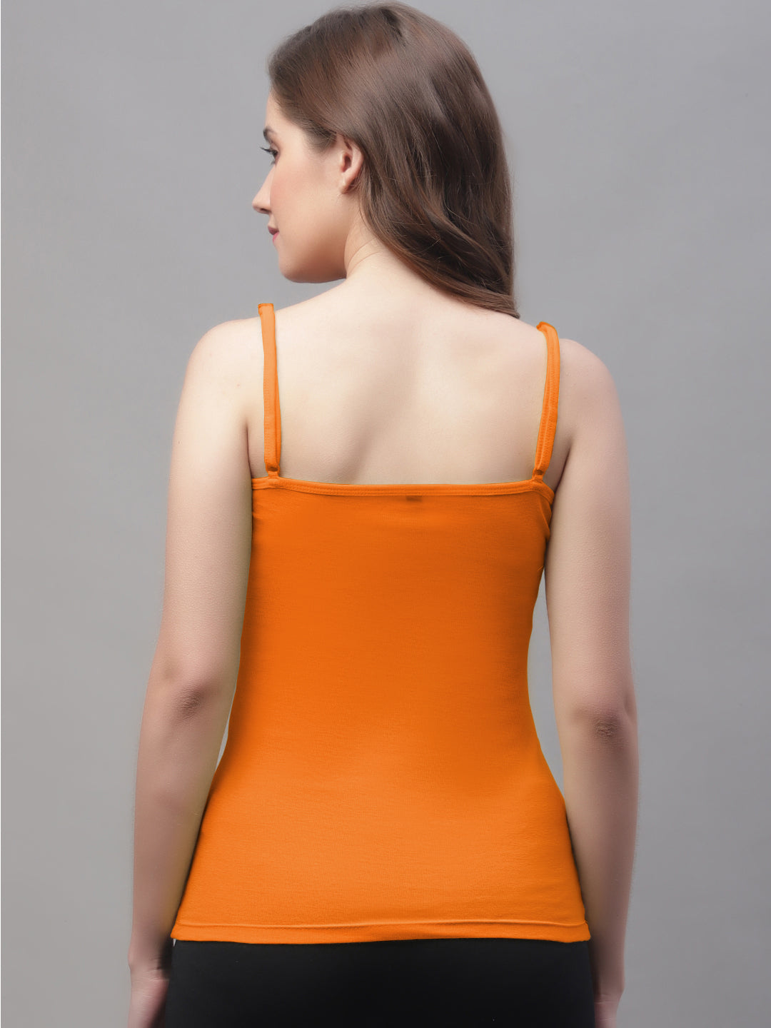 Non-Padded Cotton Spaghetti Camisole - Friskers