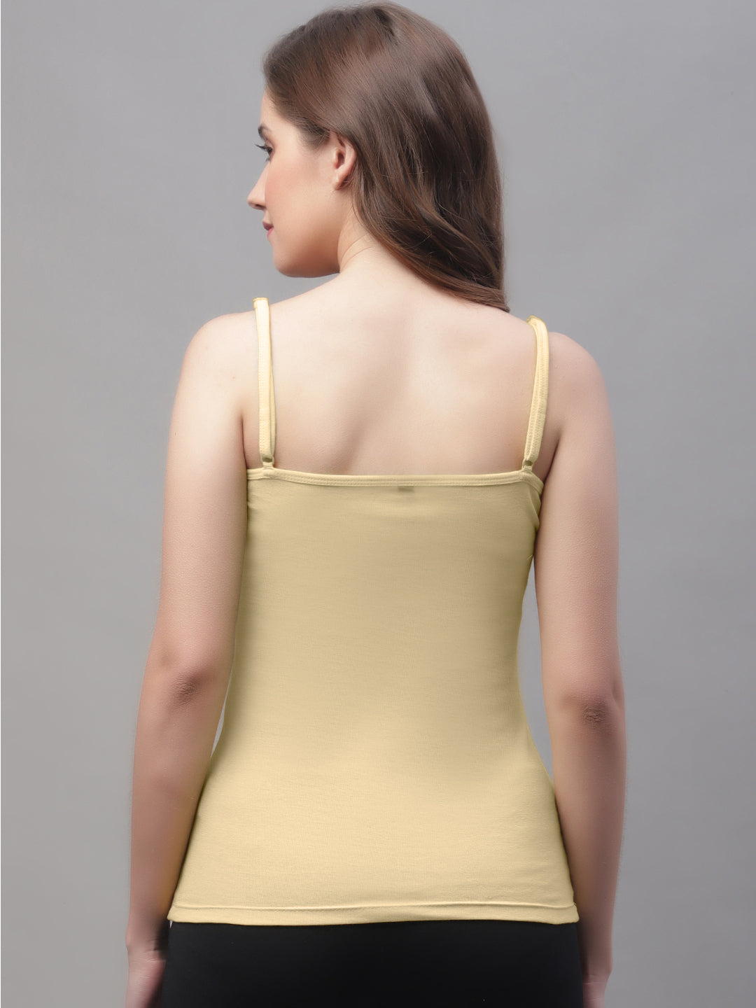 Non-Padded Cotton Spaghetti Camisole - Friskers