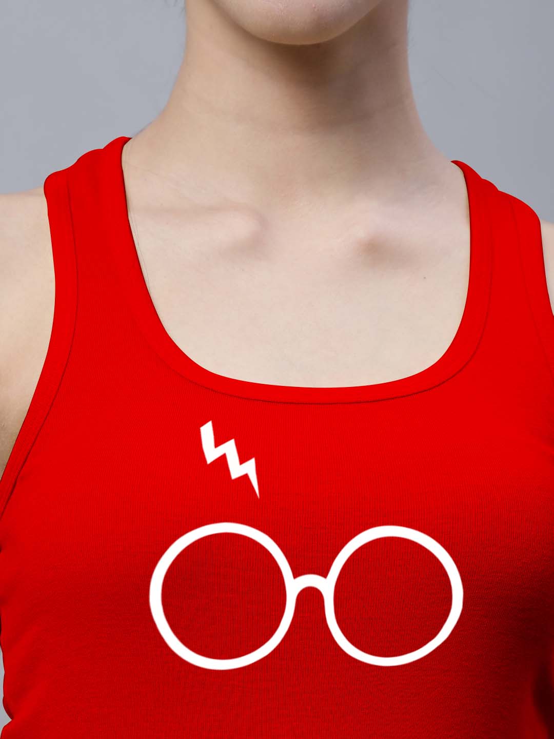 Fbar Spectacles Printed Women Tank Top - Friskers