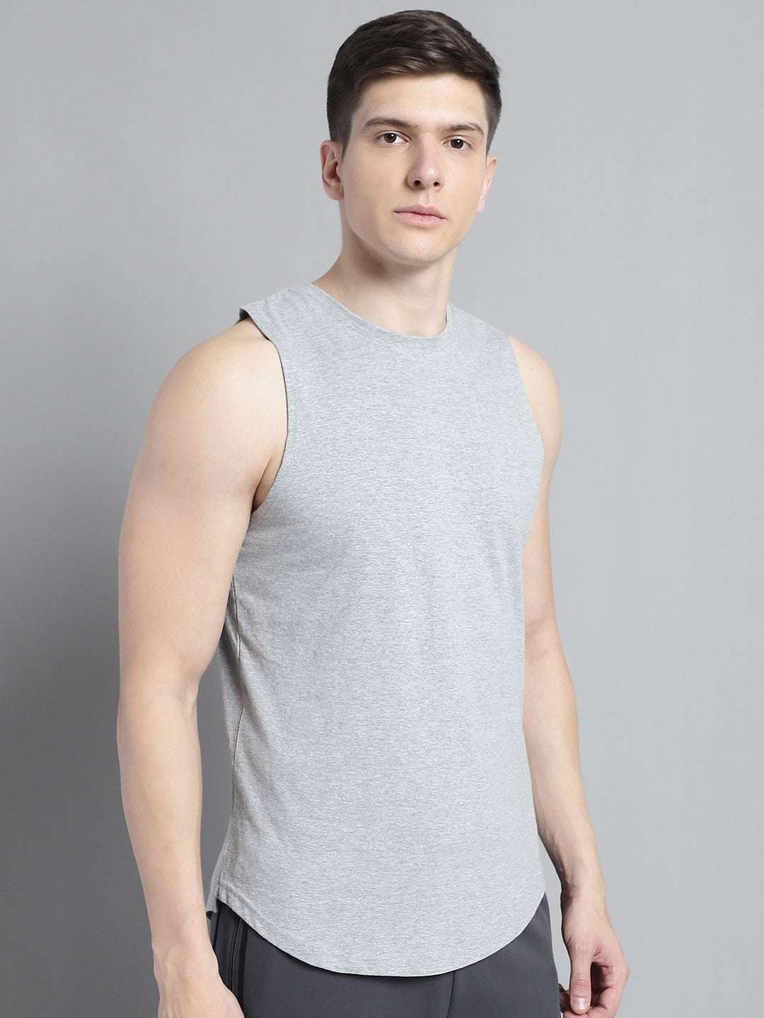 Fbar Men Solid Cotton Innerwear Gym Vest - Friskers