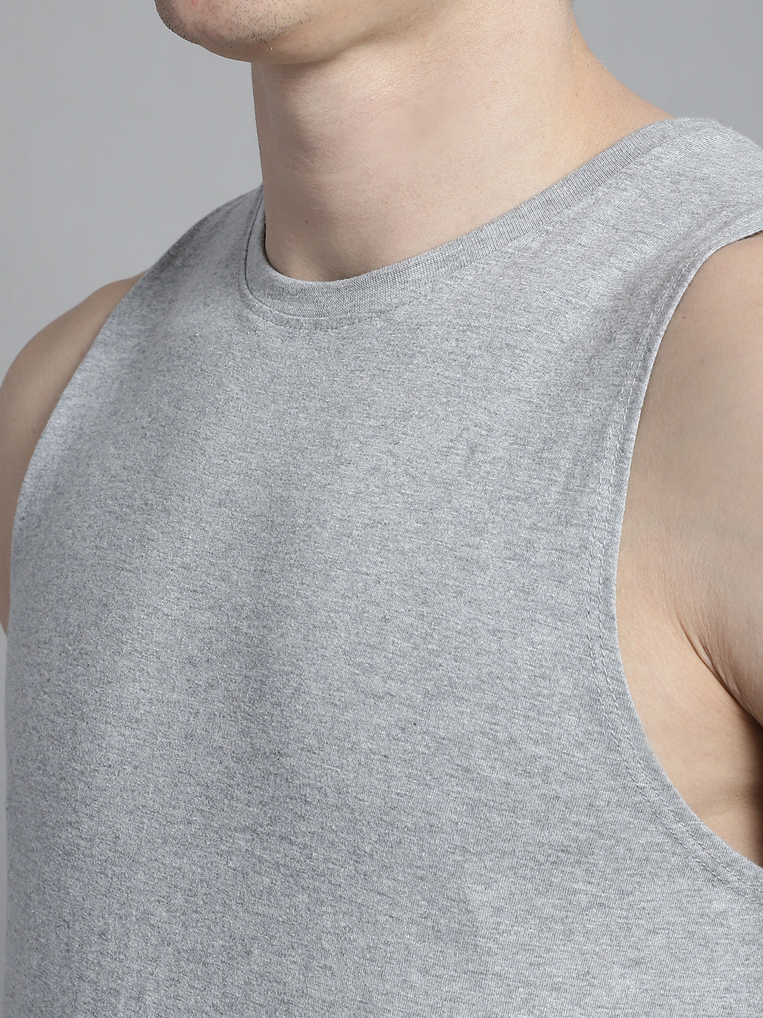 Fbar Men Solid Cotton Innerwear Gym Vest - Friskers