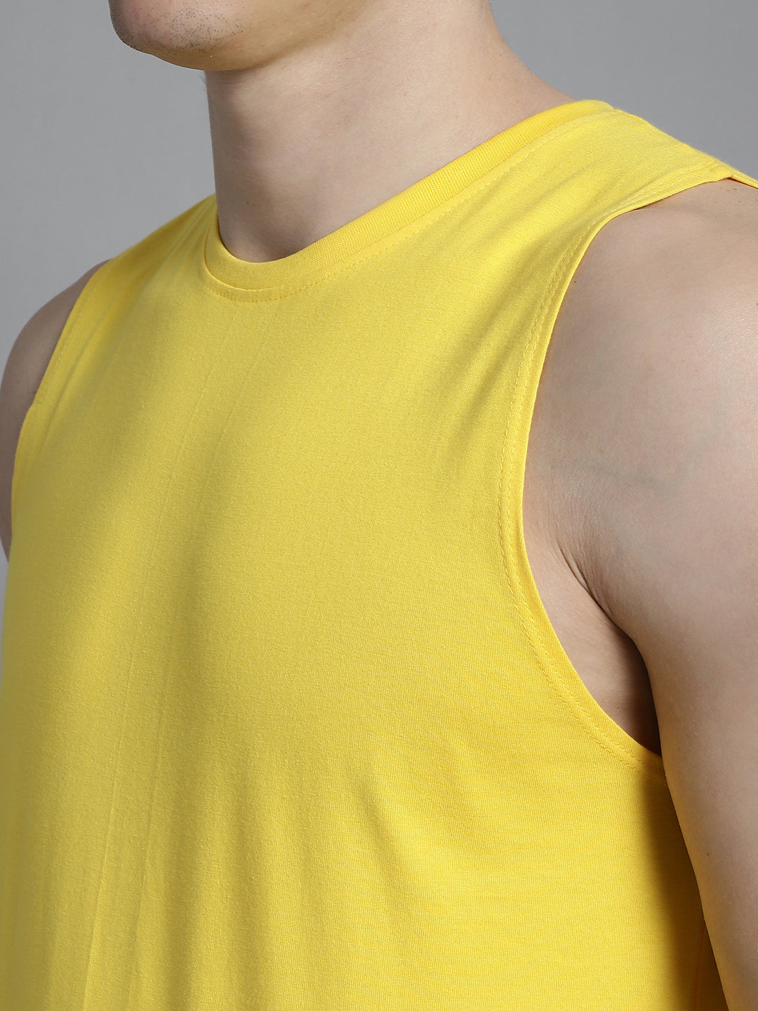 Fbar Men Solid Cotton Innerwear Gym Vest - Friskers