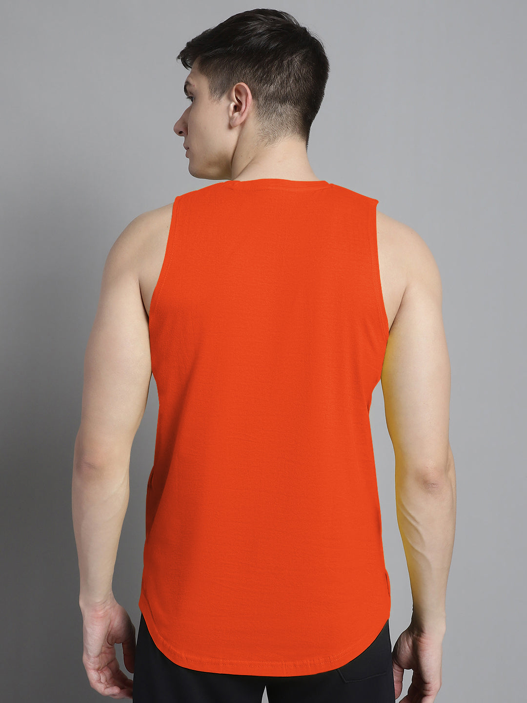 Fbar Men Solid Cotton Innerwear Gym Vest - Friskers