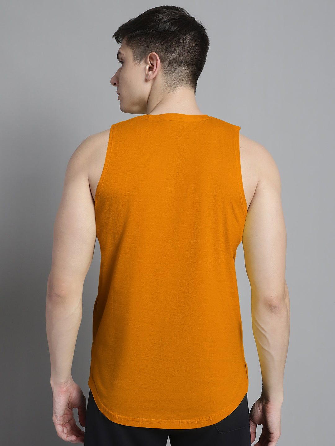 Fbar Men Solid Cotton Innerwear Gym Vest - Friskers
