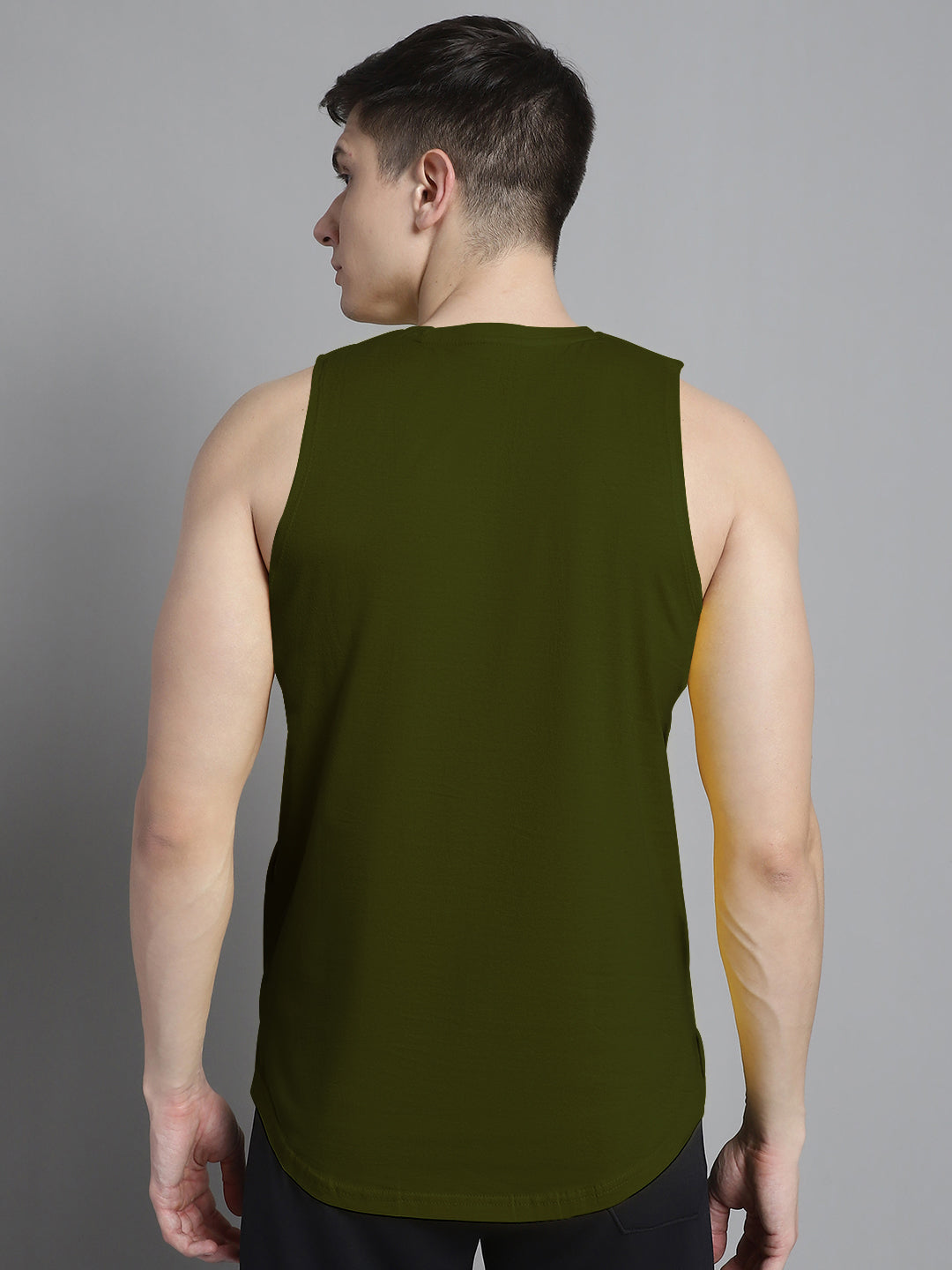 Fbar Men Solid Cotton Innerwear Gym Vest - Friskers