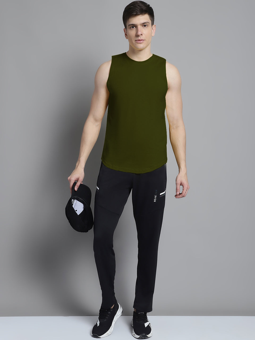 Fbar Men Solid Cotton Innerwear Gym Vest - Friskers