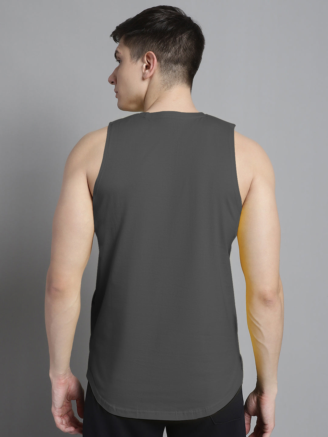 Fbar Men Solid Cotton Innerwear Gym Vest - Friskers