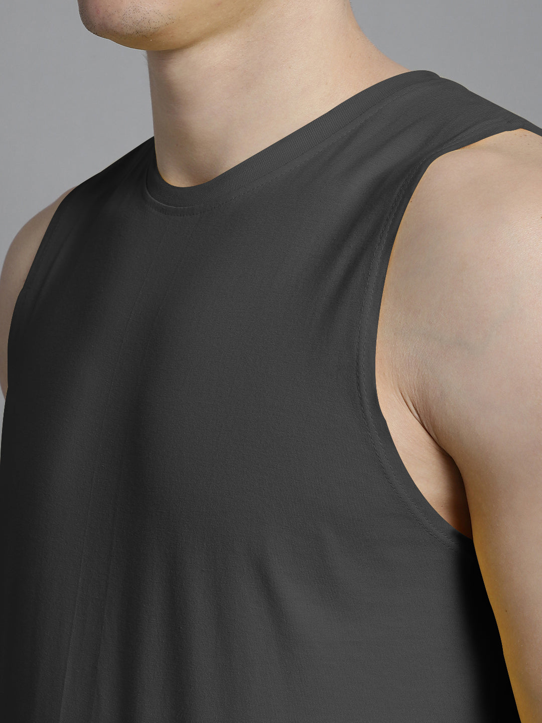 Fbar Men Solid Cotton Innerwear Gym Vest - Friskers