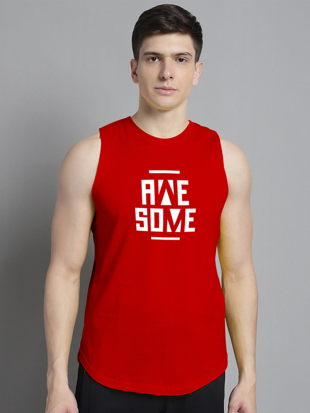 Fbar Awesome printed Pure Cotton Training Vest - Friskers