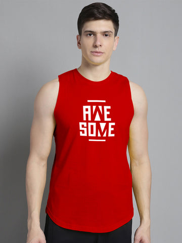 Fbar Awesome printed Pure Cotton Training Vest - Friskers