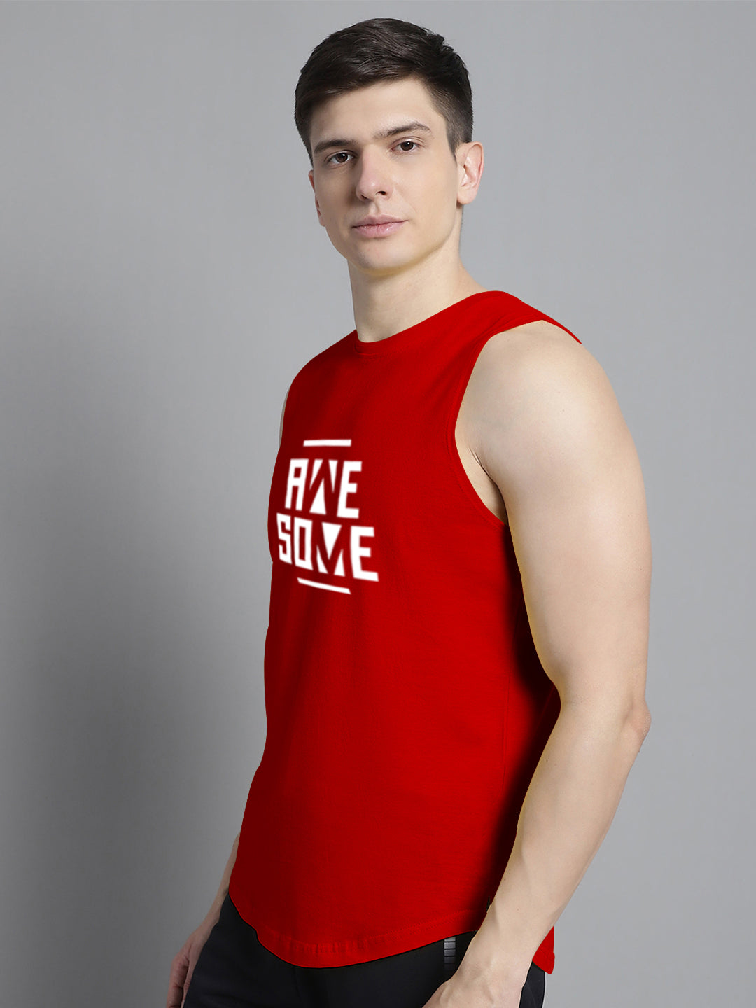 Fbar Awesome printed Pure Cotton Training Vest - Friskers