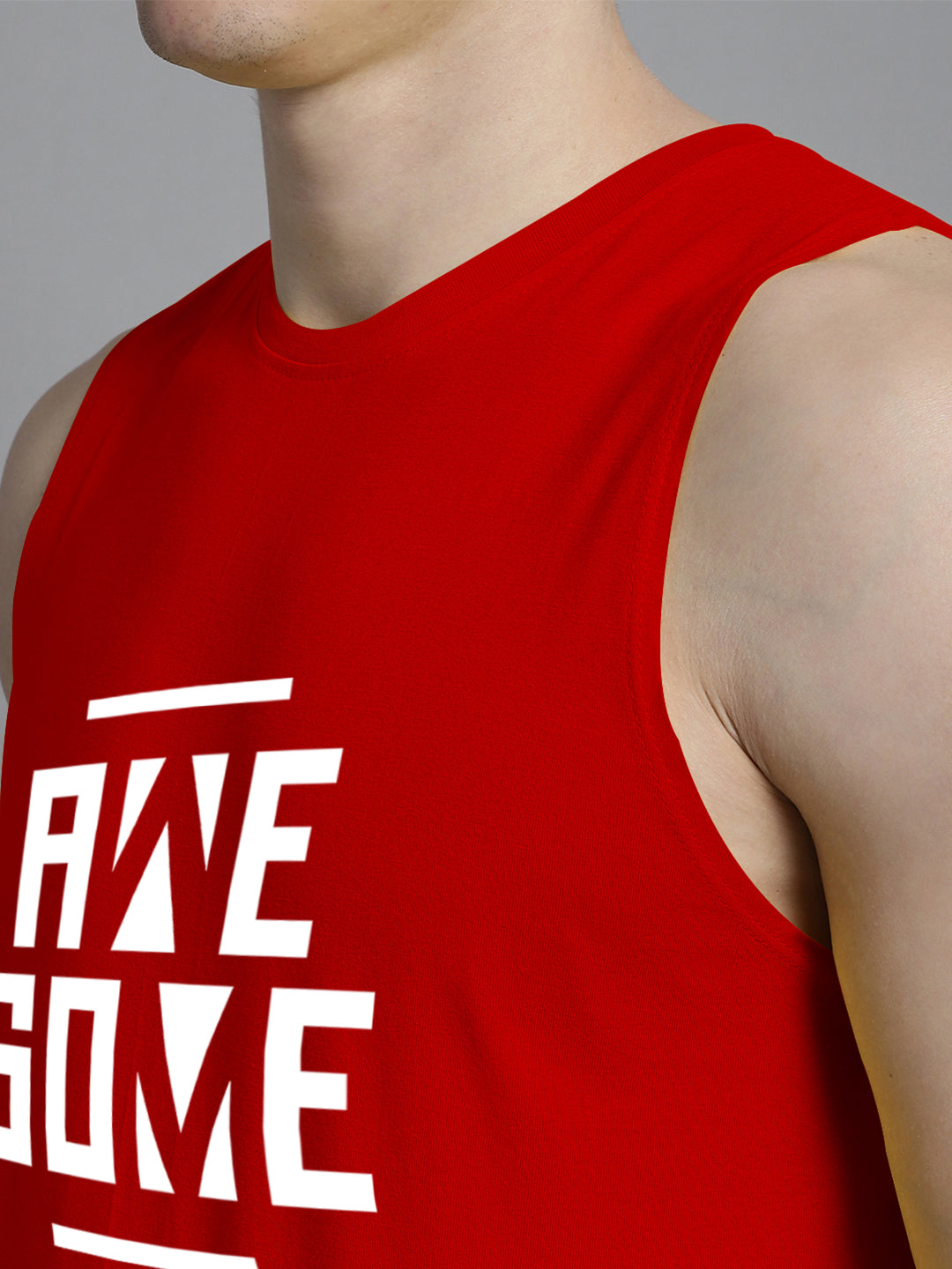 Fbar Awesome printed Pure Cotton Training Vest - Friskers