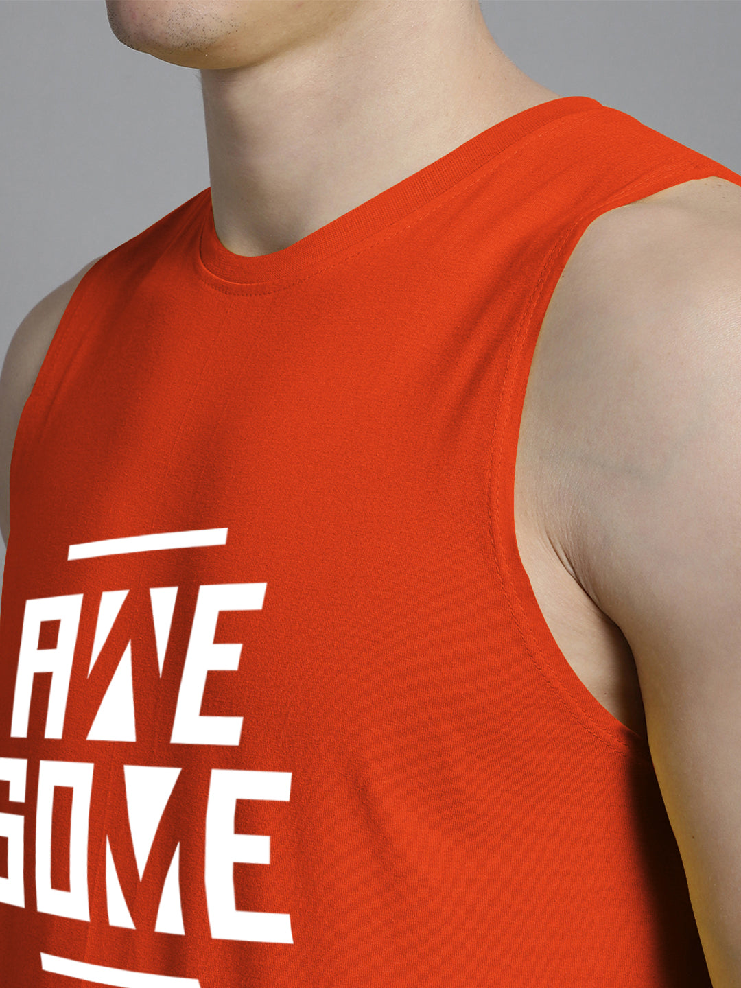 Fbar Awesome printed Pure Cotton Training Vest - Friskers