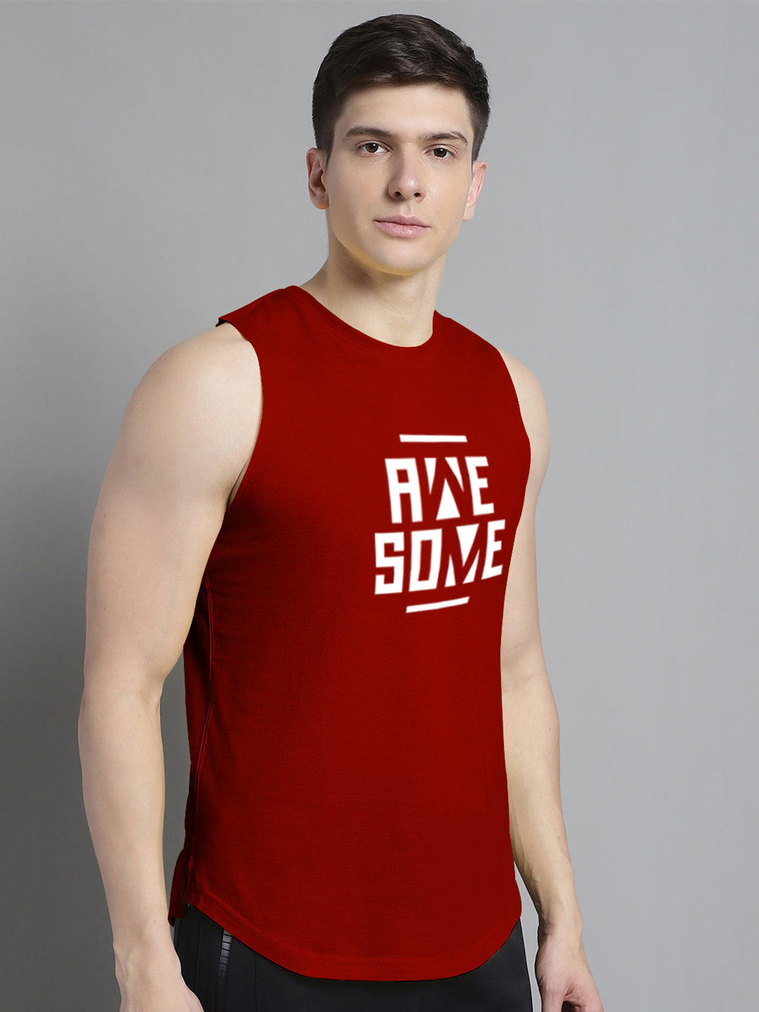Fbar Awesome printed Pure Cotton Training Vest - Friskers