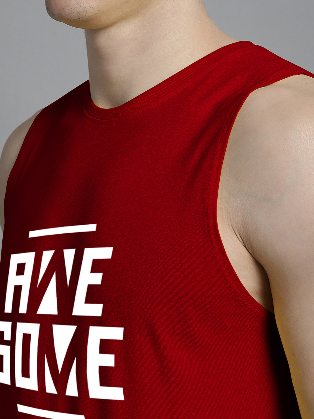 Fbar Awesome printed Pure Cotton Training Vest - Friskers