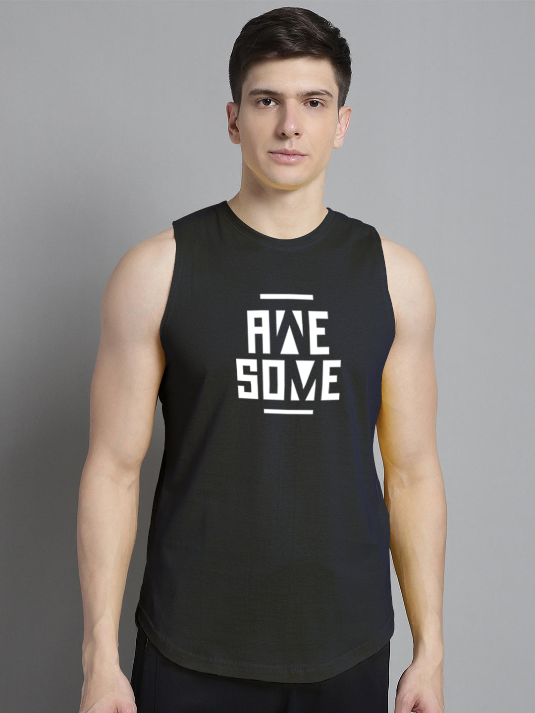 Fbar Awesome printed Pure Cotton Training Vest - Friskers