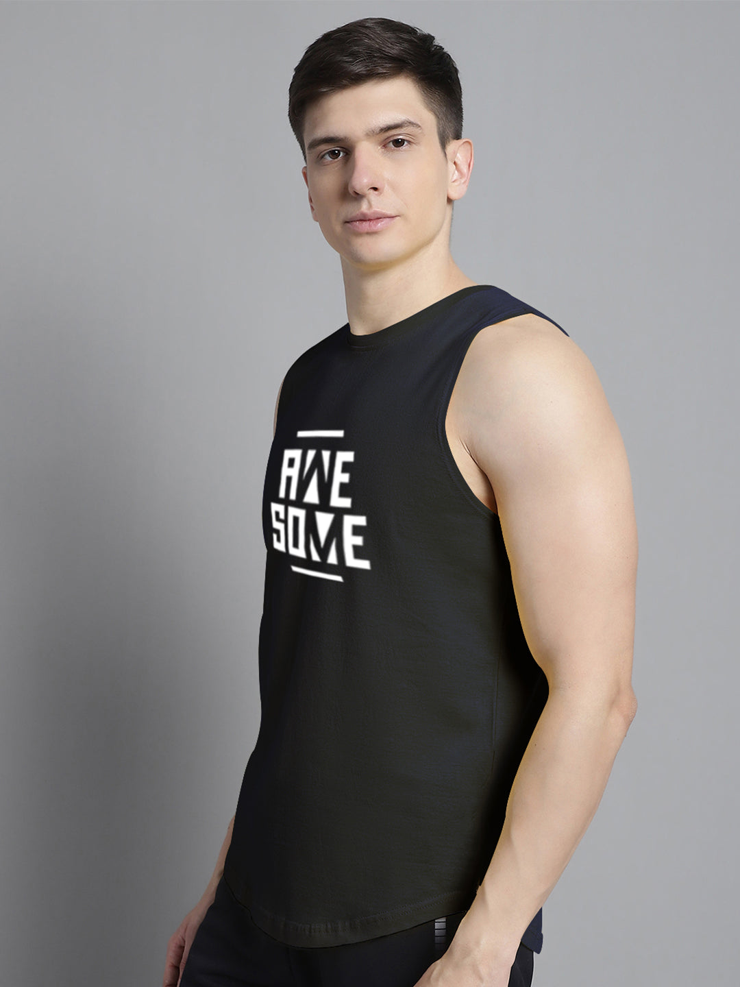 Fbar Awesome printed Pure Cotton Training Vest - Friskers