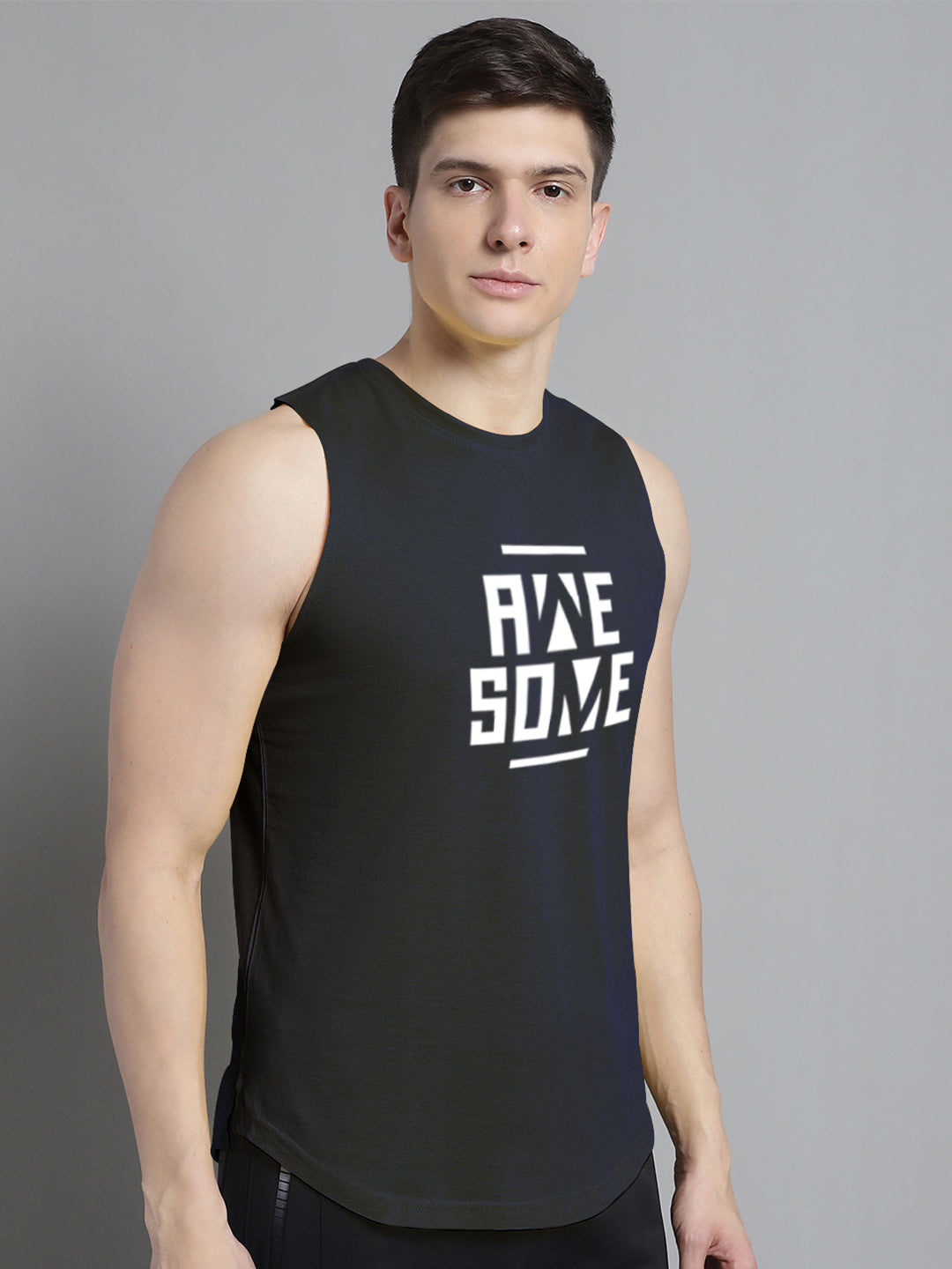 Fbar Awesome printed Pure Cotton Training Vest - Friskers