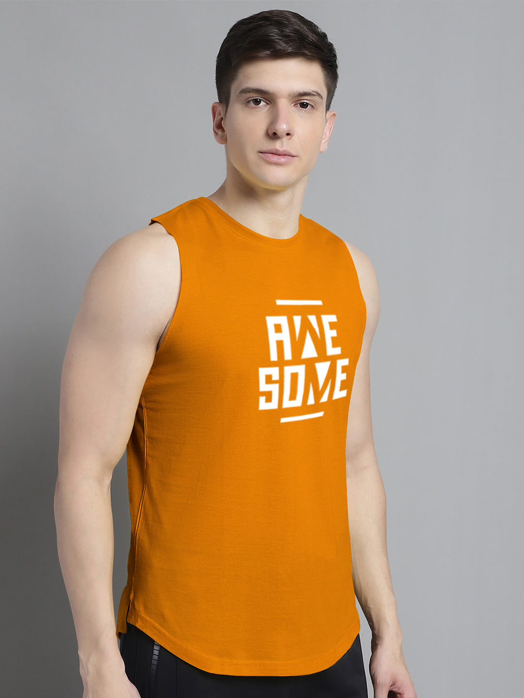 Fbar Awesome printed Pure Cotton Training Vest - Friskers