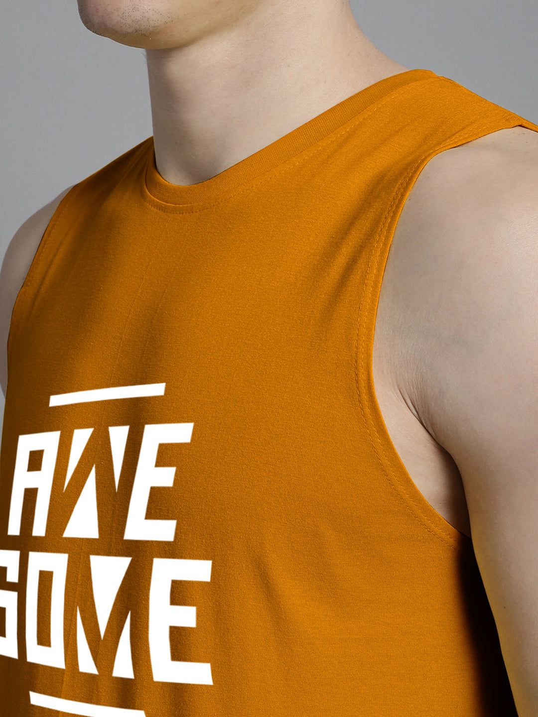 Fbar Awesome printed Pure Cotton Training Vest - Friskers